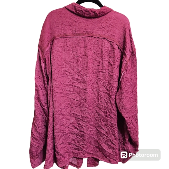 Free People Intimately Shine Time pajama top dreamy mulberry, one size fits most - Picture 2 of 7